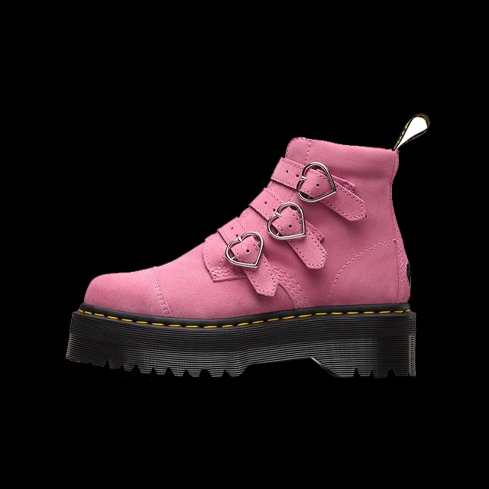 Pink Lazy Oaf x Dr. Marten’s Platform Boots